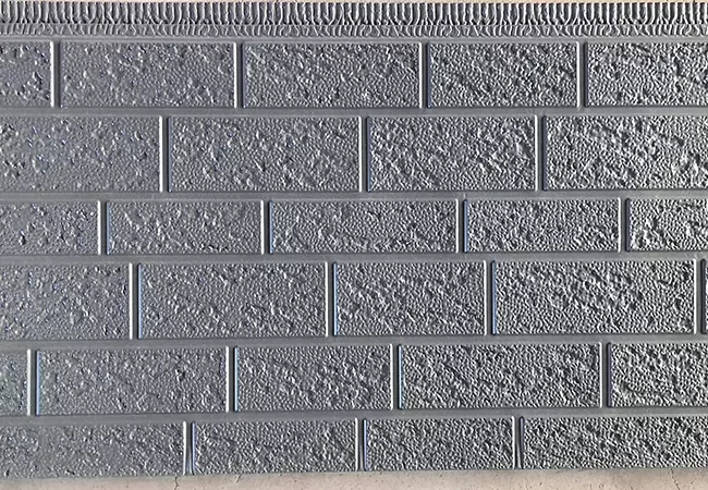 Metallpräglad isoleringsskiva